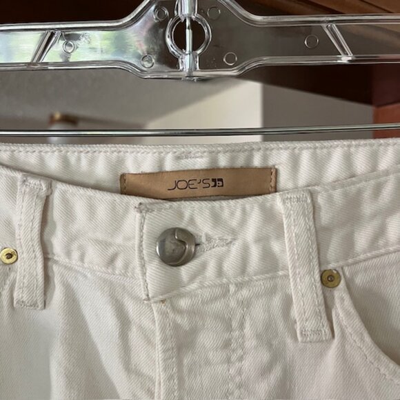 Joe's The Smith High Rise Straight Ankle White Jeans Size 27 - Picture 6 of 7